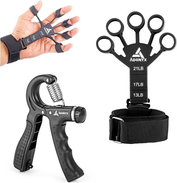 ADONYX Hand Strengthener Flexion Extension Training & hand Grip Strengthener Exerciser Fitness Accessory Kit Kit