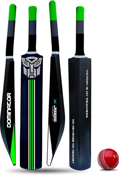 Jaspo Dominator Senior Plastic Cricket Bat with Soft Ball क्रिकेट किट