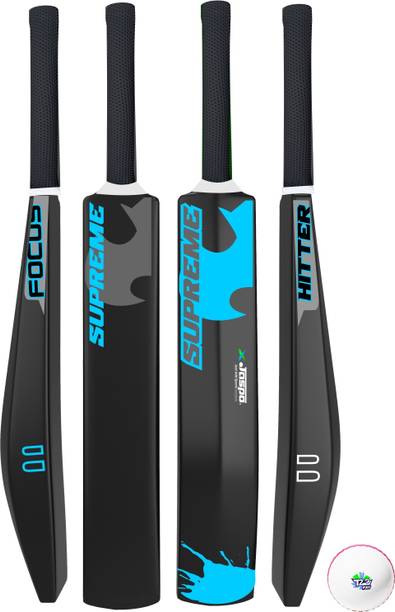 जस्पो Supreme Plastic tennis bat With ball (full size) क्रिकेट किट