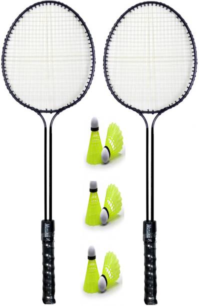 Monika Sports Badminton set with 6 nylon shuttle cock Badminton Kit