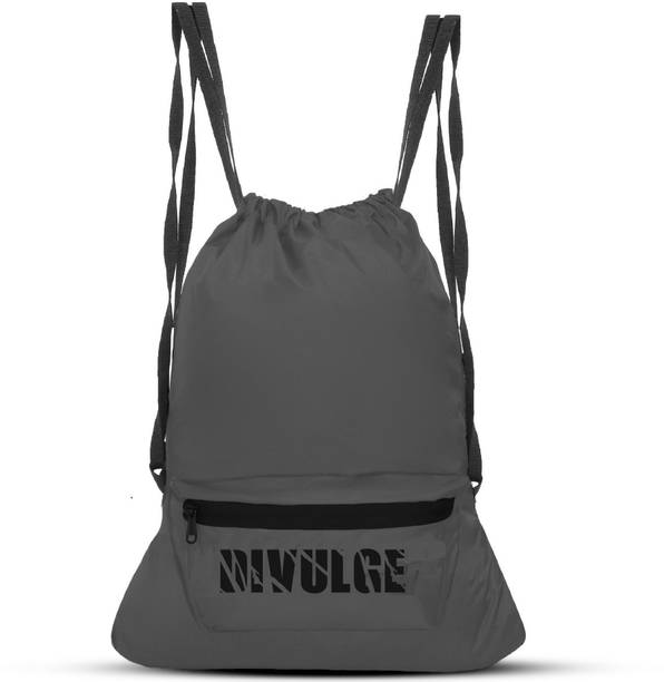 Small 18 L Backpack Smack Drawstring bag Daypack, Sports bag, Gym bags yoga bag With Zip pocket
