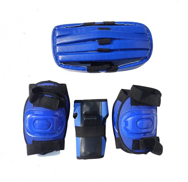 prikli blue Skating Protective Training Set head, knee, elbow, wrist guard for kids Cycling Kit