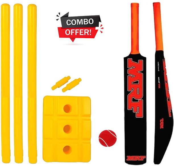 raposports PVC Hard Plastic Cricket Bat With Stump Set ...