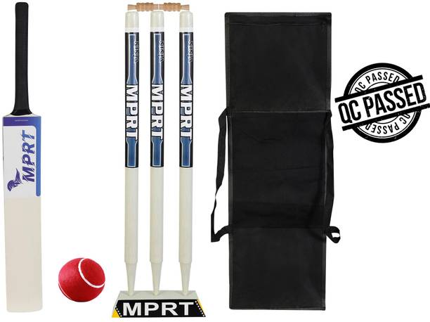 MPRT Ninja Wooden Cricket Kit With Base Bat Size 3 For Age Group 5-7 Cricket Kit Cricket Kit
