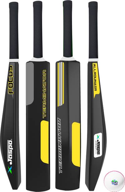 जस्पो Terminator Plastic tennis bat With ball (full size) क्रिकेट किट