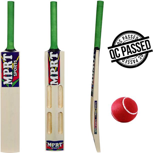 MPRT Advik Wooden 2 Scoop Cricket Kit Bat Size 5 For Age Group 11-12 Cricket Kit Cricket Kit