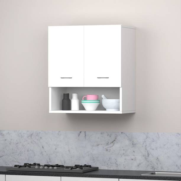 Divysa 2 Door Wall Mounted Kitchen Cabinet for Home & Kitchen, Bathroom, Office Engineered Wood Kitchen Cabinet