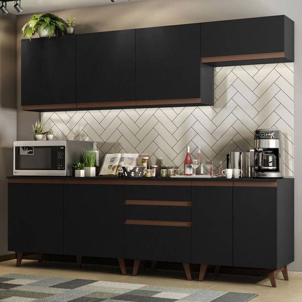Madesa Reims Complete Kitchen Engineered Wood Kitchen Cabinet