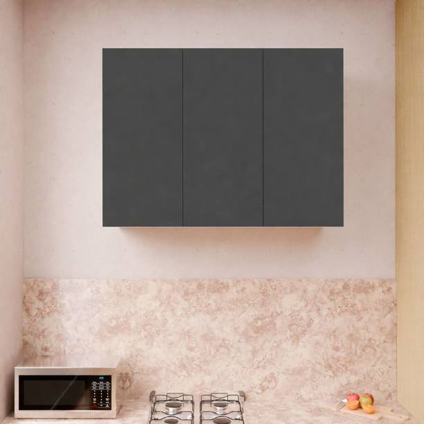Spyder Craft Multipurpose 3 Door Wall Mounted Cabinet with Adjustable Shelving for kitchen Engineered Wood Kitchen Cabinet