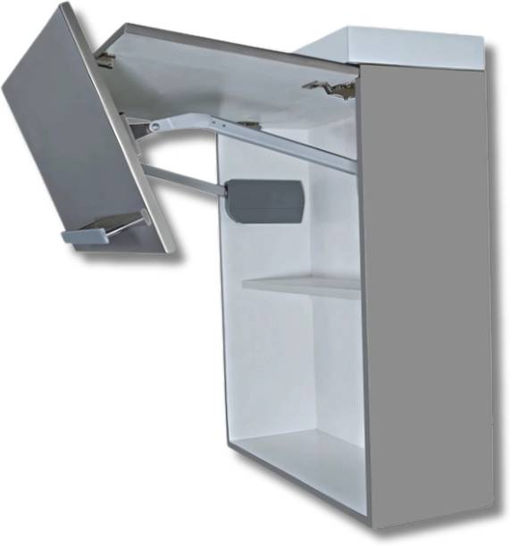 Jadespace Bifold Lift-Up Overhead Fitting – Soft Close Mechanism for Modular Kitchen Metal Kitchen Cabinet