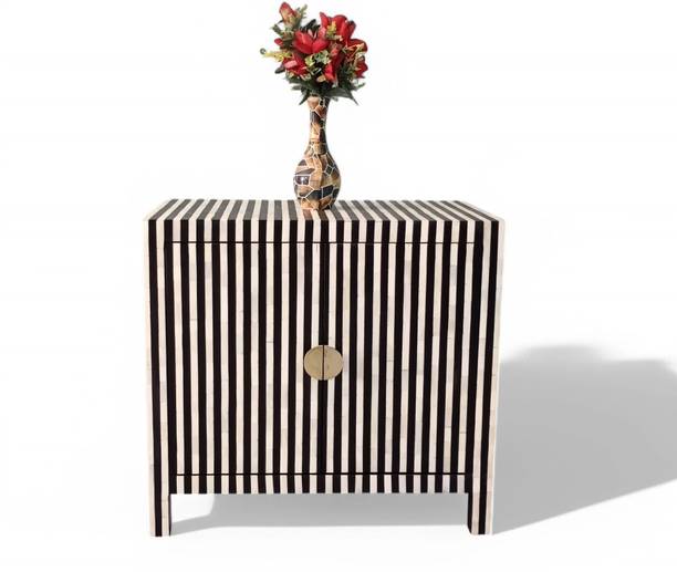 afasana handicrafts Solid Wood Crockery Cabinet