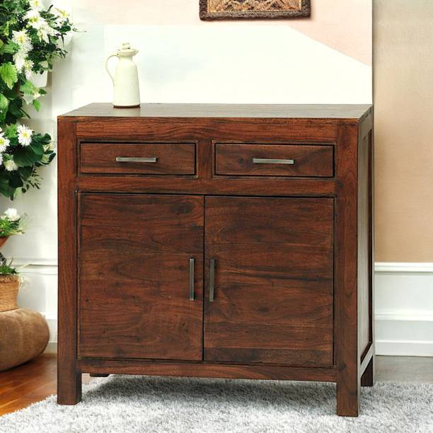 Flipkart Perfect Homes Elder Sheesham Wood Contemporary Cabinet in Solid Wood Kitchen Cabinet