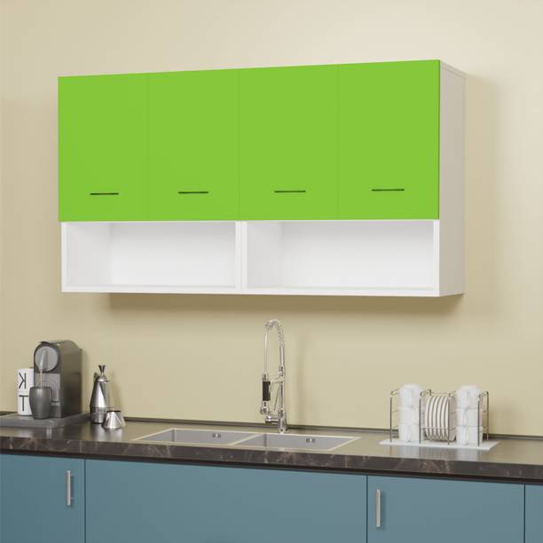 Divysa 4 Door Multipurpose Wall Mounted Cabinet | Wood Cabinet | Engineered Wood Kitchen Cabinet