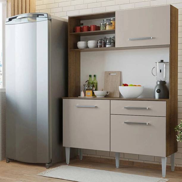 Madesa Life compact kitchen Engineered Wood Crockery Cabinet