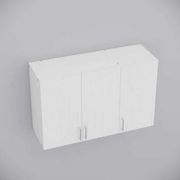 SPECIALITY PANELS Space-Saving Wall Hanging 3 Doors Cupboard Organizer with 3 Shelves,French Cleat Engineered Wood Kitchen Cabinet