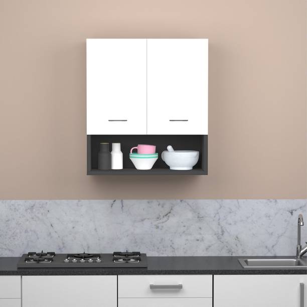 Divysa 2 Door Wall Mounted Kitchen Cabinet for Home & Kitchen, Bathroom, Office Engineered Wood Kitchen Cabinet