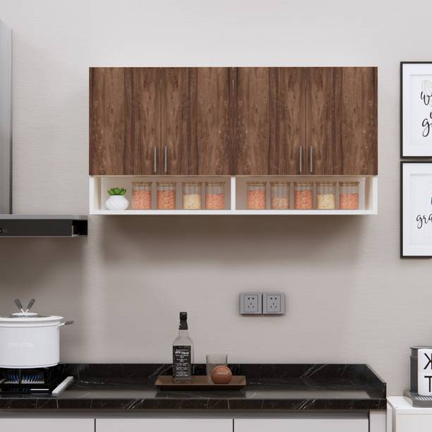 SPECIALITY PANELS Space-Saving 4 Doors Organizer with 4 Shelves,Free installation by Brand Engineered Wood Kitchen Cabinet