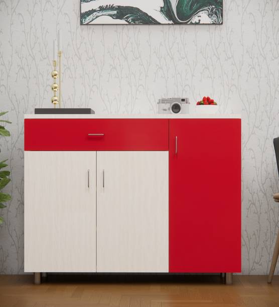 Flipkart Perfect Homes 3-Door with Spacious Drawer & Closed Storage with Free installation by Brand Engineered Wood Kitchen Cabinet