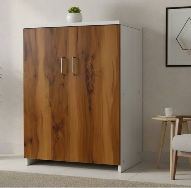 SPECIALITY PANELS 2 Doors with 4 Shelfs Multipurpose Cabinet with Termite Resistance Engineered Wood Kitchen Cabinet