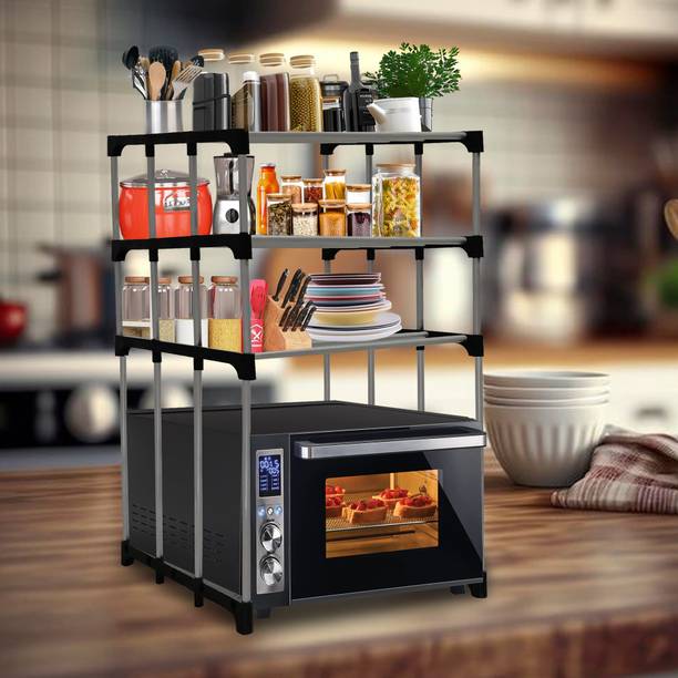 KOnline Microwave Stand Metal Kitchen Cabinet