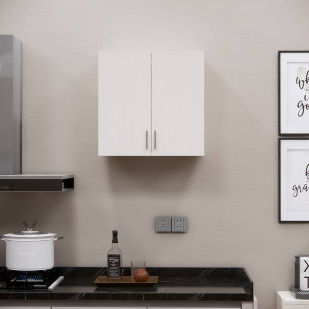 SPECIALITY PANELS 2 Doors Modular Wall Cabinet with Termites Resistance, French cleat Engineered Wood Kitchen Cabinet