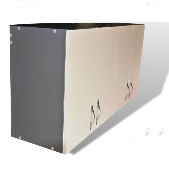 SPECIALITY PANELS 4 Doors Modular Wall Cabinet with 10 years guarantee against Borer & Termites Engineered Wood Close Book Shelf