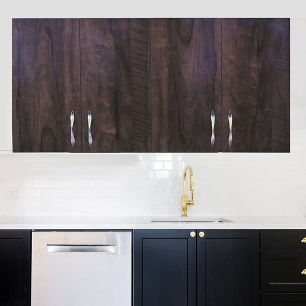 SPECIALITY PANELS 4 Doors Modular Wall Cabinet with 10 years guarantee against Borer & Termites Engineered Wood Kitchen Cabinet