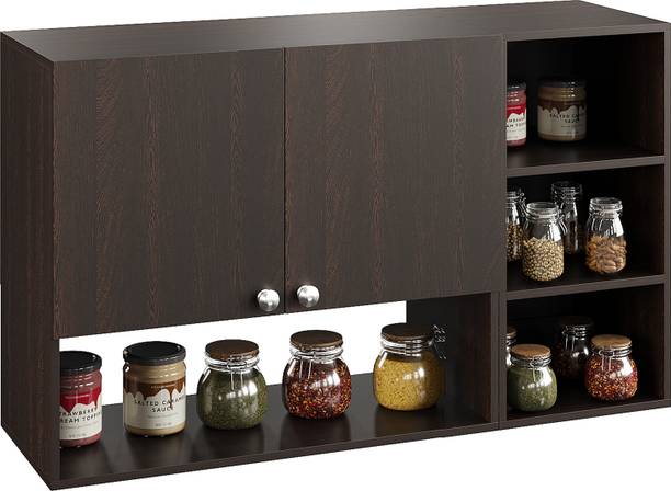 WOODWIDER Rozel Wall Mount / Hanging Crockery Cabinet Rack, Engineered Wood Kitchen Cabinet