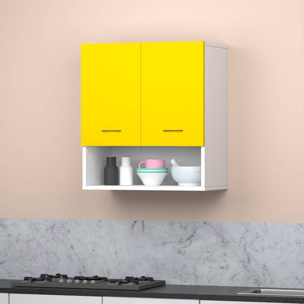 Divysa 2 Door Wall Mounted Kitchen Cabinet for Home & Kitchen, Bathroom, Office Engineered Wood Kitchen Cabinet