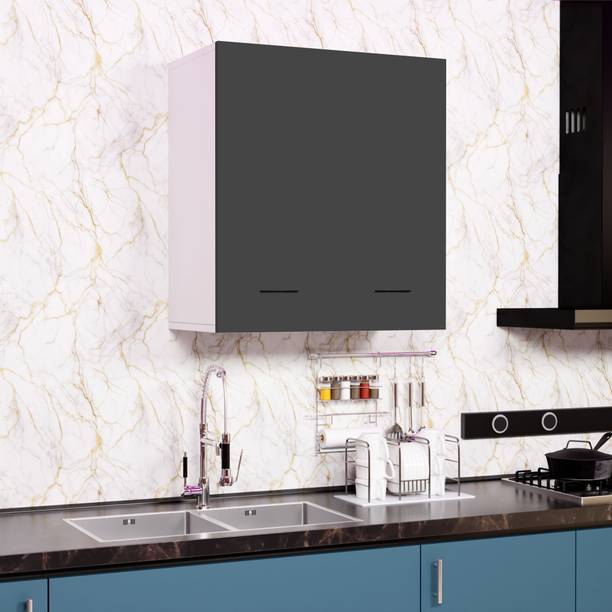 FunTree 2 Door Wall Mounted Kitchen Cabinet for Home & Kitchen, Bathroom, Office Engineered Wood Kitchen Cabinet