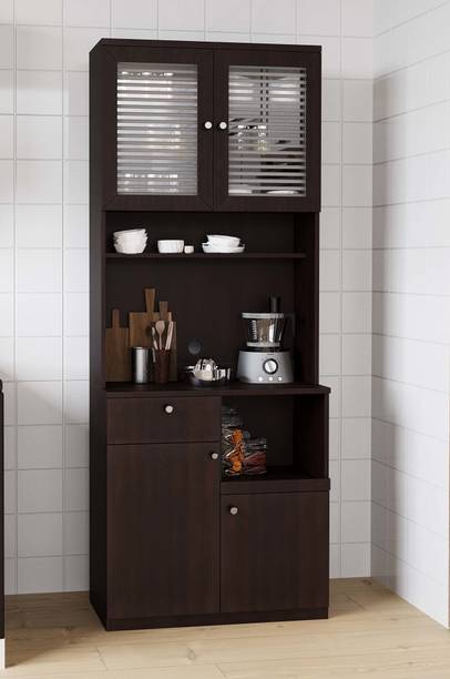 CuteKitchen CK LN W00154 Engineered Wood Crockery Cabinet