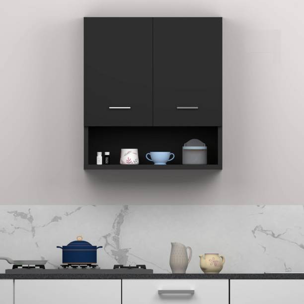 Divysa 2 Door Wall Mounted Kitchen Cabinet with Shelf for Home Kitchen Engineered Wood Kitchen Cabinet