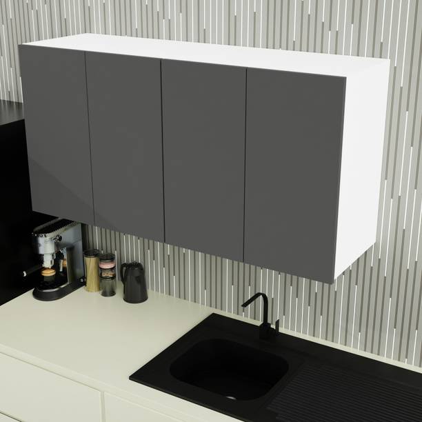 Spyder Craft 4 Door Wall Mounted Kitchen Cabinet | Storage Cupboard & Crockery Unit Engineered Wood Kitchen Cabinet
