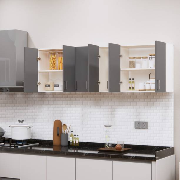 SPECIALITY PANELS 6 Doors Modular Multipurpose wall cabinet with Free installation by Brand Engineered Wood Kitchen Cabinet