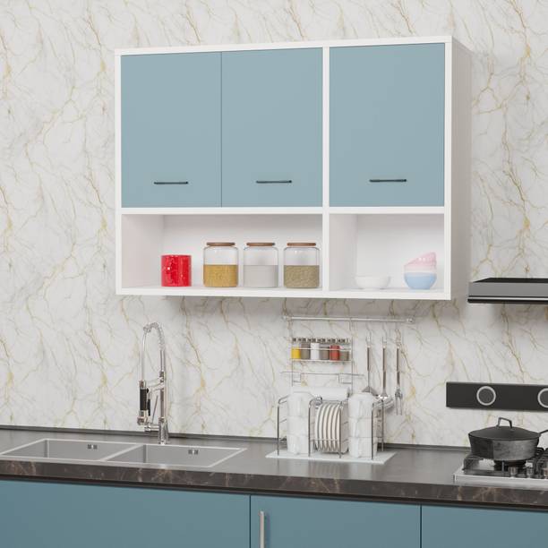 FunTree 3 Inside Door Multipurpose Wall Mount Cabinet with Adjustable Shelf for Kitchen Engineered Wood Kitchen Cabinet