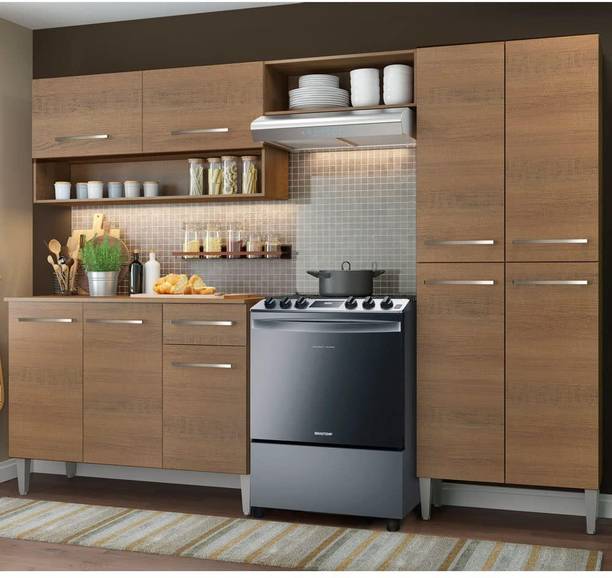 Madesa Kitchen Emilly Engineered Wood Kitchen Cabinet