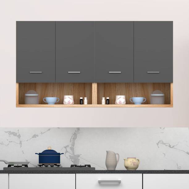 Divysa Multipurpose Use Wall-Mounted 4 Doors Kitchen Cabinet, Perfect for Kitchen Engineered Wood Kitchen Cabinet