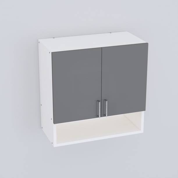 SPECIALITY PANELS 2 Doors Modular Wall Cabinet with Organizer Shelf & Termites Resistance Engineered Wood Kitchen Cabinet