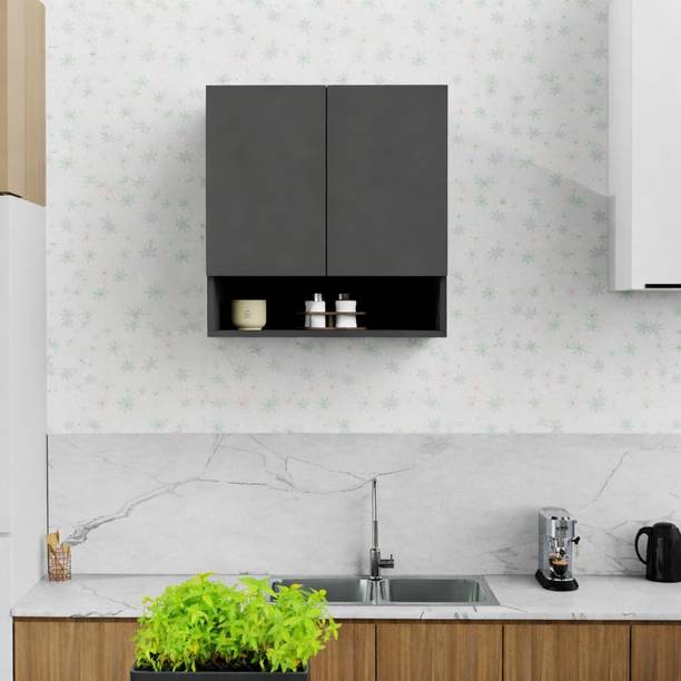 Spyder Craft 2 Door Wall Mounted Kitchen Cabinet for Home & Kitchen, Bathroom, Office Engineered Wood Kitchen Cabinet