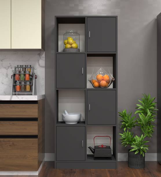 SPECIALITY PANELS 8 Shelves Semi Open, Storage Matrix Cabinet Organizer Engineered Wood Kitchen Cabinet