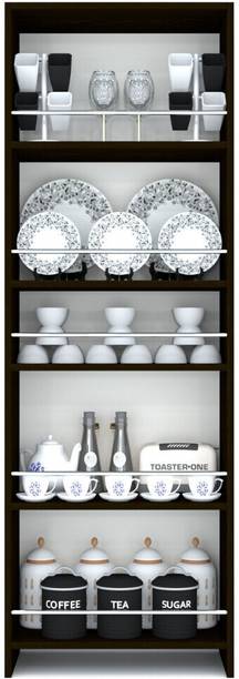 SPECIALITY PANELS Free Standing Tall units with 5 Open Shelves & Termites Resistance Engineered Wood Kitchen Cabinet