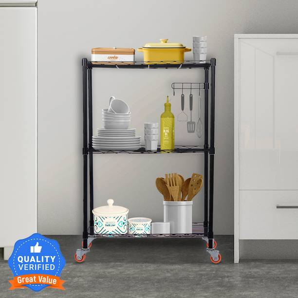 Flipkart Perfect Homes Studio Metal Crockery Cabinet