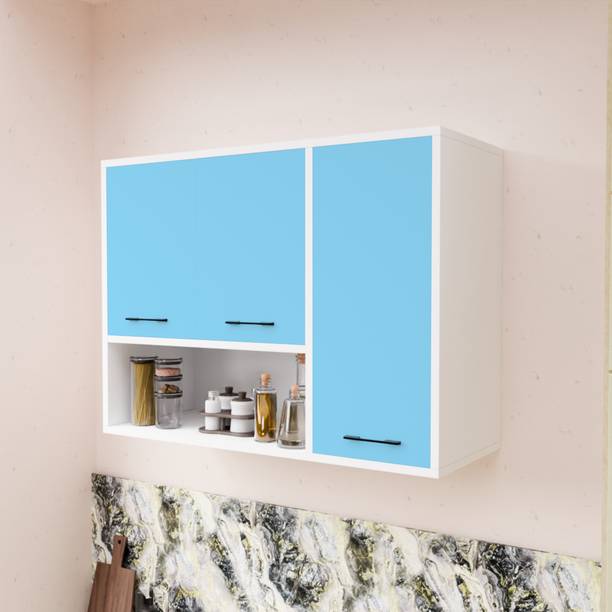 Divysa 3 Door Multipurpose Wall Mounted Cabinet Engineered Wood Kitchen Cabinet