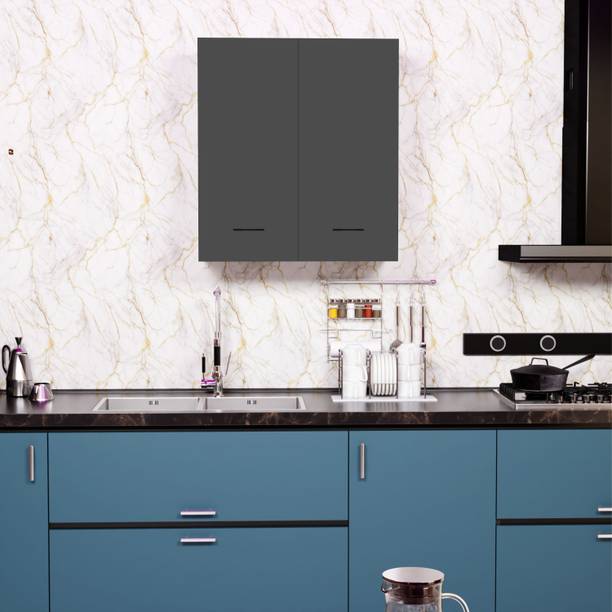 Divysa 2 Door Wall Mounted Kitchen Cabinet for Home & Kitchen, Bathroom, Office Engineered Wood Kitchen Cabinet