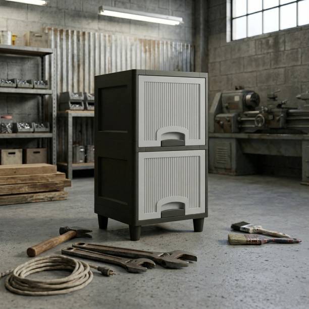 Viseman multi layer Cabinet with Anti-Tilt Stable Base Plastic Kitchen Cabinet
