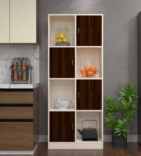 SPECIALITY PANELS 8 Shelves Semi Open, Storage Matrix Cabinet Organizer Engineered Wood Kitchen Cabinet