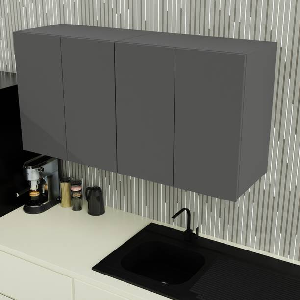 Spyder Craft 4 Door Wall Mounted Kitchen Cabinet | Storage Cupboard & Crockery Unit Engineered Wood Kitchen Cabinet