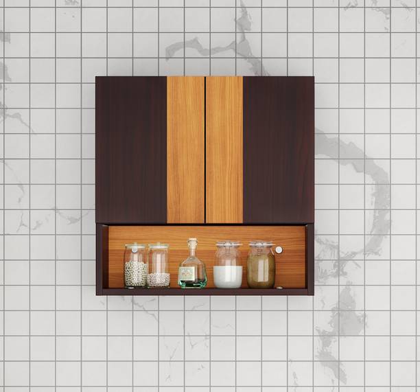 CuteKitchen CK Keshav 10039 Engineered Wood Crockery Cabinet