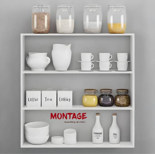 MONTAGE 1 Kitchen open Cabinet Engineered Wood Kitchen Cabinet