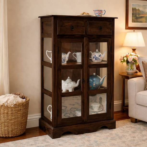 Angel Furniture Medium Solid Wood Crockery Cabinet